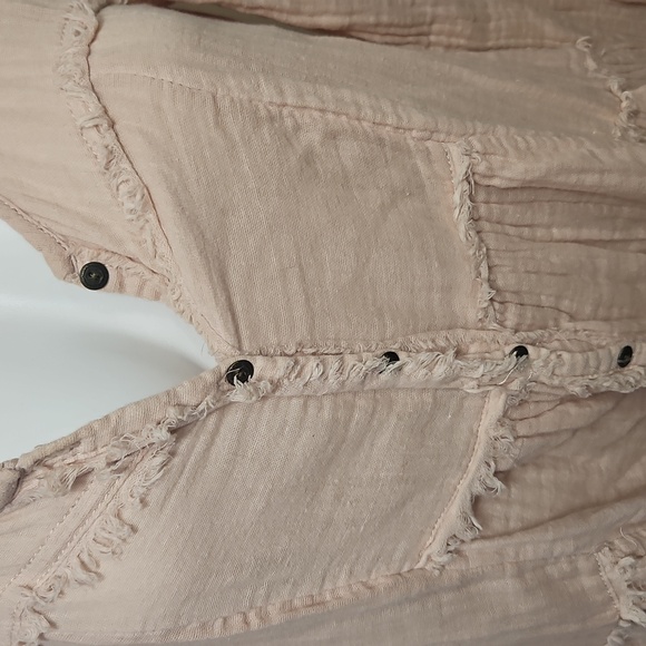 Free People Dress Gauze Top Pockets ! - Picture 3 of 12